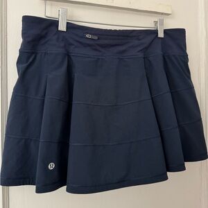 Lululemon Pace Rival Skirt size 10 Navy